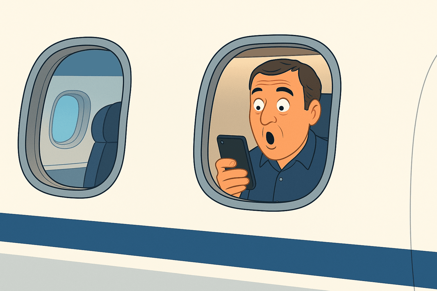 Phil enjoying his extra holiday